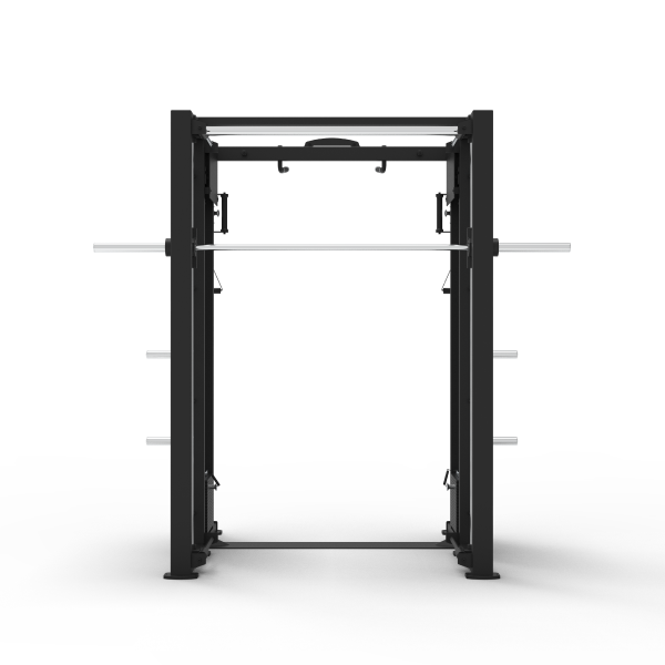 Smith Machine & Functional Trainer Combo - Nemesis Series Free Weight