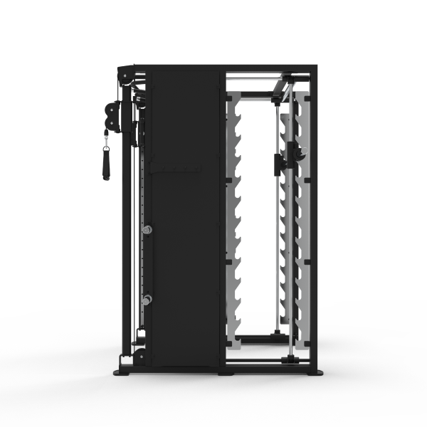 Smith Machine & Functional Trainer Combo - Nemesis Series Free Weight