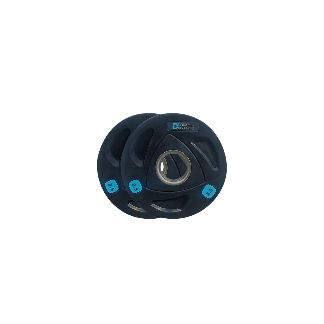 Tri-Grip Rubber Weight Plate