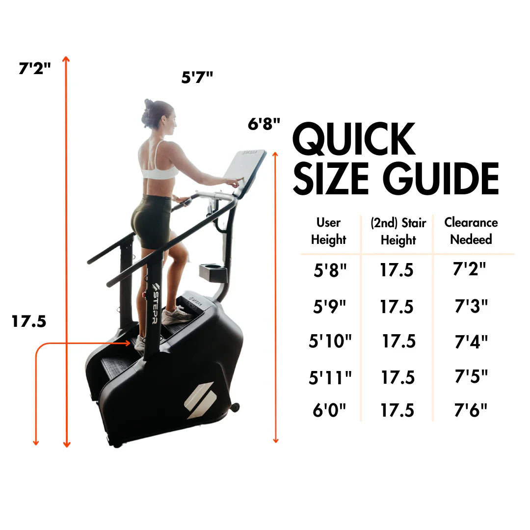 STEPR CLASSIC STAIR CLIMBER - 5.2" STAIR HEIGHT